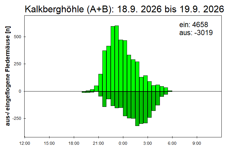[Fledermaus] Lichtschranke: Segeberger Kalkberg (NABU Schleswig-Holstein)