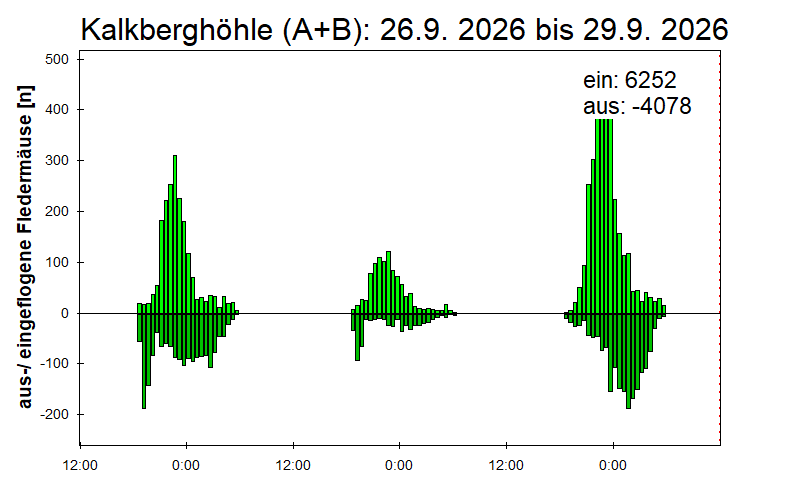 [Fledermaus] Lichtschranke: Segeberger Kalkberg (NABU Schleswig-Holstein)