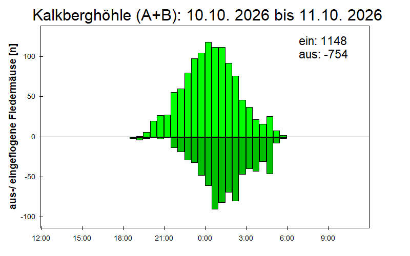 [Fledermaus] Lichtschranke: Segeberger Kalkberg (NABU Schleswig-Holstein)