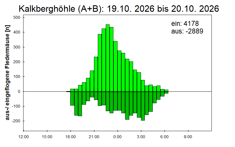 [Fledermaus] Lichtschranke: Segeberger Kalkberg (NABU Schleswig-Holstein)
